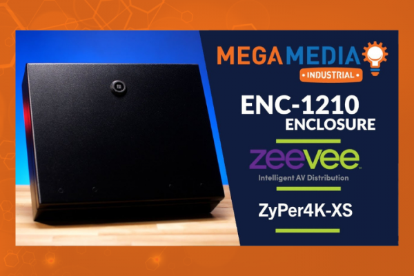 Enclosure for ZyPer4K-XS – Mega Media Industrial ENC1210-ZV
